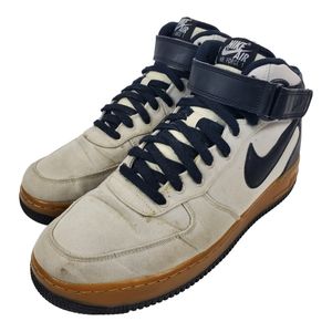 NIKE Shoes AIR FORCE 1 Mid 07 TXT LIGHT BONE BLACK